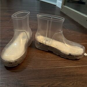 UGG Shearling Lined Clear Boots